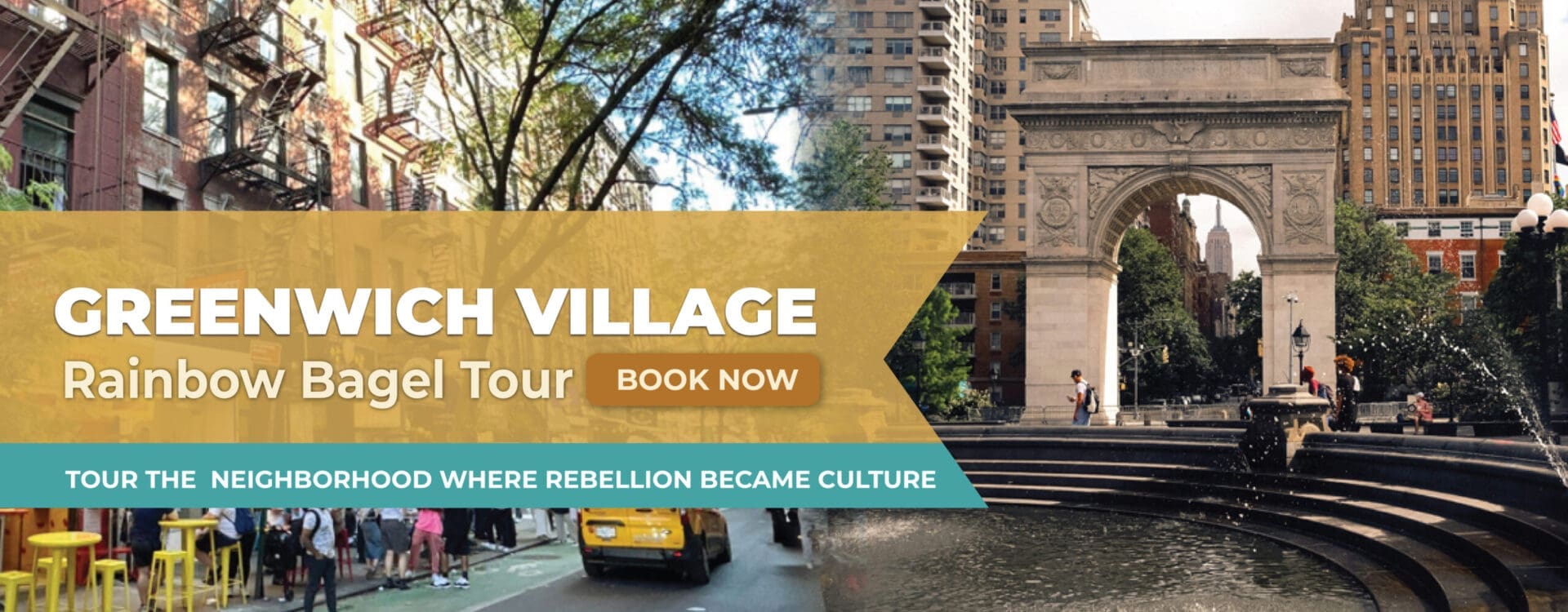 Greenwich Village Rainbow Bagel Tour Greenwich Village Walking Historical Tour - Ben's Bagel Tours